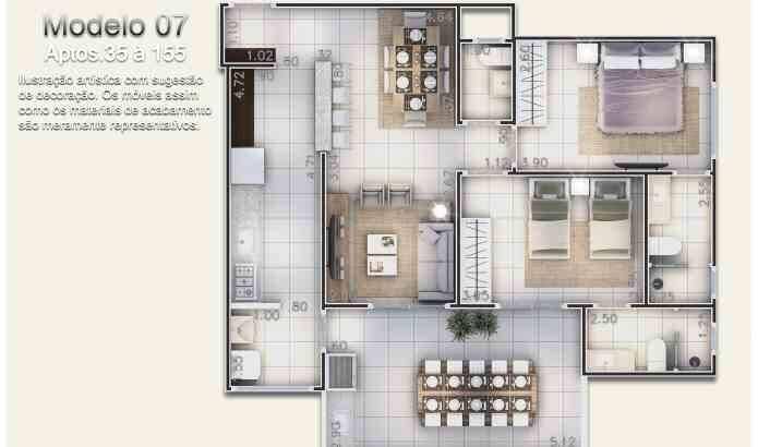 Apartamento, 2 quartos, 80 m² - Foto 11