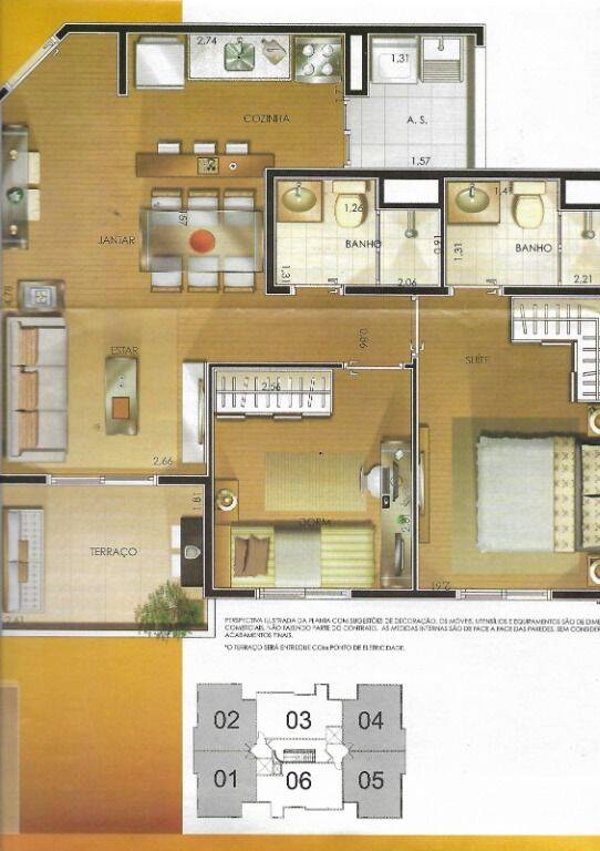Apartamento, 2 quartos, 57 m² - Foto 5