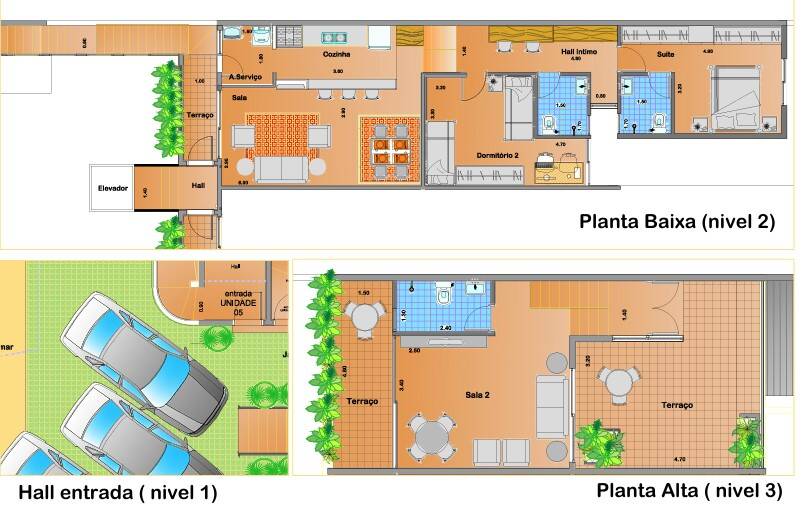Casa de Condomínio, 3 quartos - Foto 2